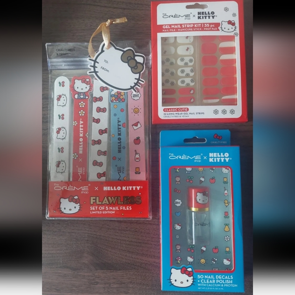 Hello Kitty 3  piece Nail kit